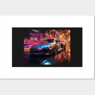 Super-cars-R8 Posters and Art